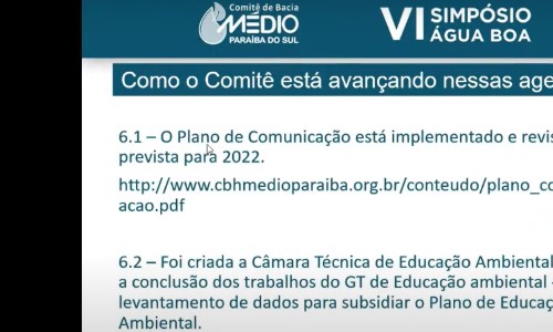 Simpósio Água Boa deste ano é encerrado com debate público sobre Educação Ambiental