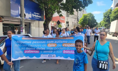 Caminhadas de conscientização do autismo é sucesso em Barra do Piraí