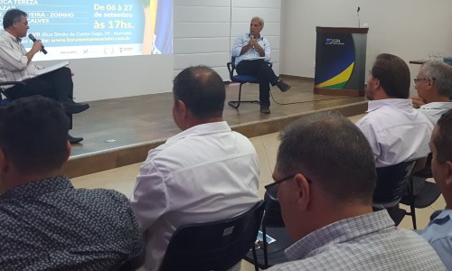 Baltazar participa de painel do Fórum Permanente das Entidades Empresariais de Volta Redonda