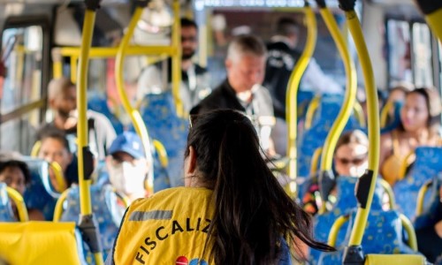 VR realiza operação de fiscalização e orientação nos ônibus da cidade