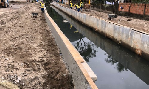 Obras da orla da Praia do Saco, em Mangaratiba, chegam a 80%