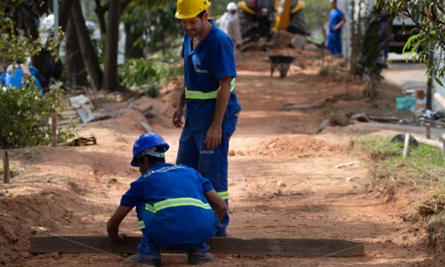 Construção de ciclovias avança em duas frentes de trabalho em Volta Redonda