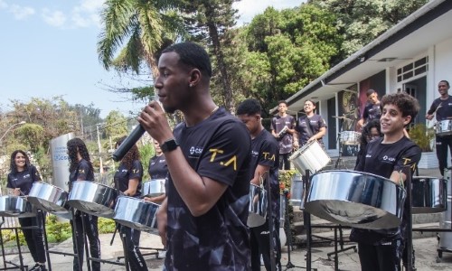 Intervenção Luz, Cor e Som marca a abertura das atividades presenciais no Centro Cultural Fundação CSN