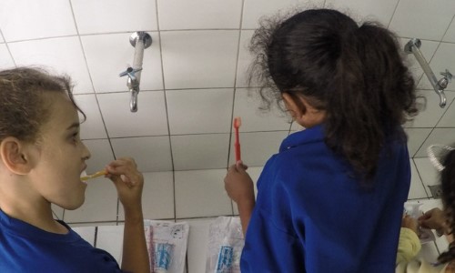 Programa leva dentistas e enfermeiros à escola da zona rural de Resende