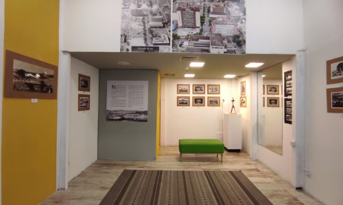 Exposição sobre a história do bairro mais antigo e central de Volta Redonda está em cartaz no Sider Shopping 