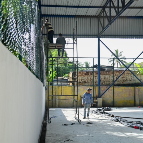 BM: Fase final de reforma na Escola Djair Machado Gomes amplia segurança para os estudantes