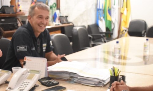 Prefeito de Volta Redonda recebe chefe do 5º Comando de Policiamento de Área