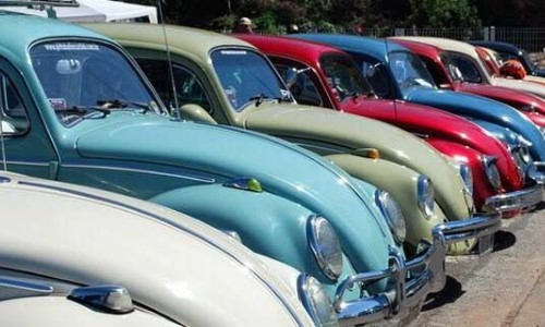 Encontro do Clube do Fusca acontece no Shopping Park Sul em Volta Redonda