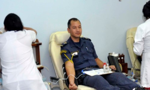 Campanha de doação de sangue da Guarda Municipal de BM é um sucesso