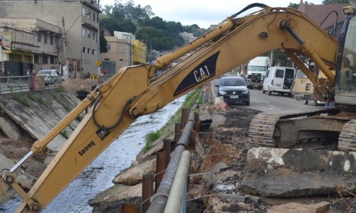 Obras de contenção no Córrego Secades são iniciadas em VR