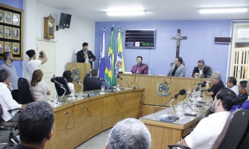 Mario Esteves participa de posse de Rafael Couto como presidente da Câmara