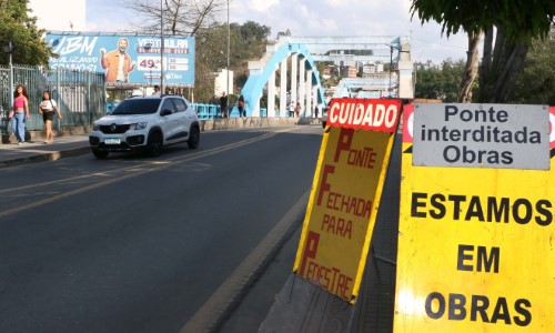 Prefeitura de Barra Mansa inicia segunda etapa de pintura da Ponte dos Arcos