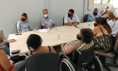 VR: Vereador Edson Quinto participa de reunião da Secretaria de Ação Comunitária