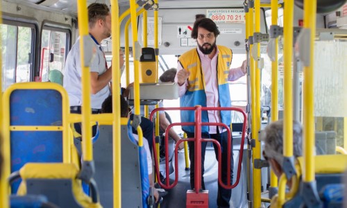 Prefeitura de VR realiza fiscalização em ônibus
