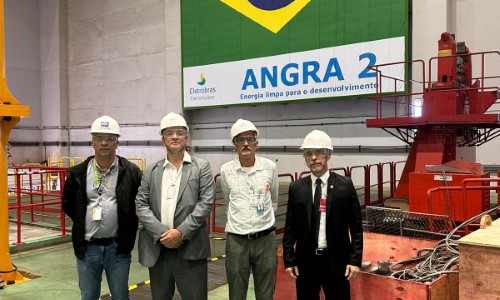 Presidente do TRE-RJ visita usinas nucleares em Angra dos Reis