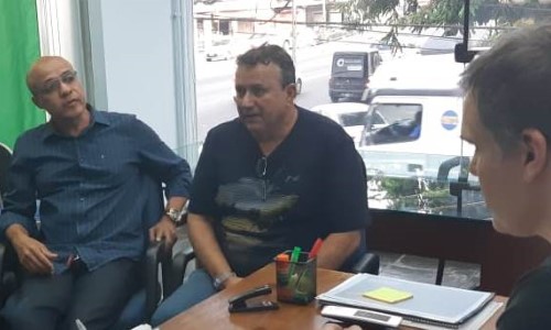 Vereador de VR e diretoria do Sindicato dos Rodoviários se reúnem com deputado Furtado