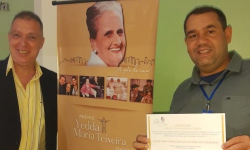 Vassouras recebe Prêmio Yedda Maria Teixeira